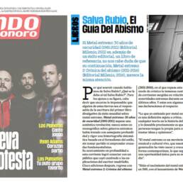 Mondo Sonoro | Publicaciones de fotografía en prensa. Retrato fotográfico del escritor y guionista Salva Rubio