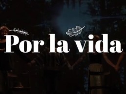 Por La Vida | Grabación del teaser promocional y diseño de grafismos del espectáculo poético POR LA VIDA.