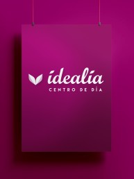 Idealia Centro de Día para Mayores | Creación de naming, diseño de imagen corporativa y branding.