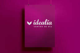 Idealia Centro de Día para Mayores | Creación de naming, diseño de imagen corporativa y branding.