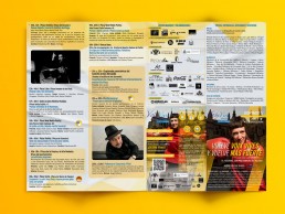 Voix Vives Toledo 2021 | Diseño gráfico editorial de la progración del festival.
