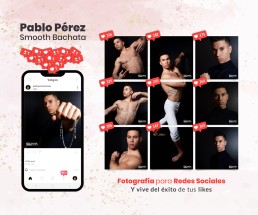 Pablo Pérez | Fotografía de retrato para perfil de redes sociales del bailarín de Smooth Bachata,